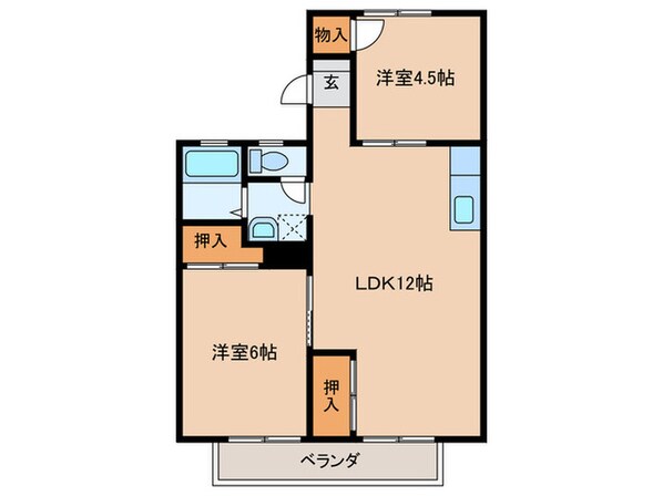 シティハウスれんげじの物件間取画像